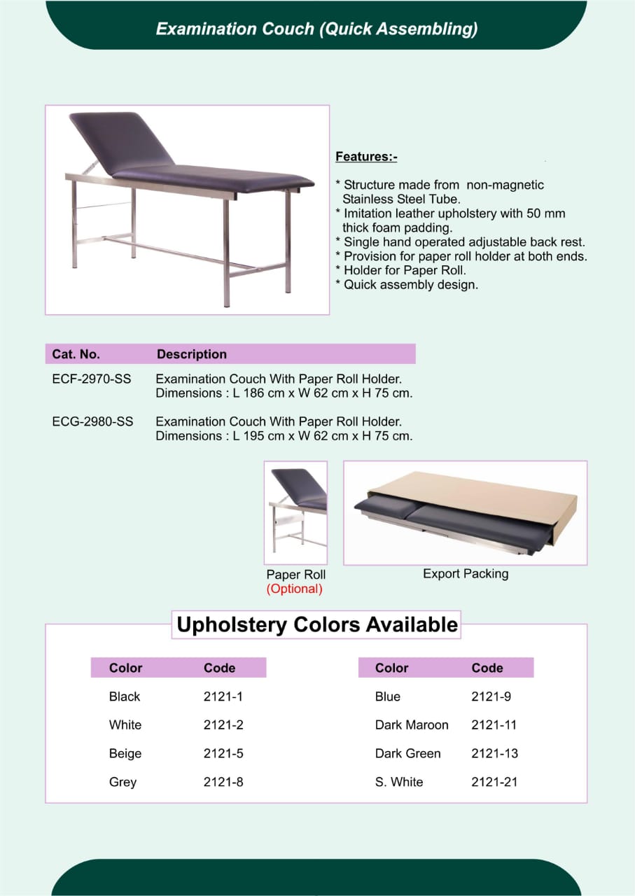 Manual Examination couch