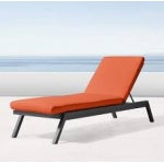 Sun Lounger Cushion Orange