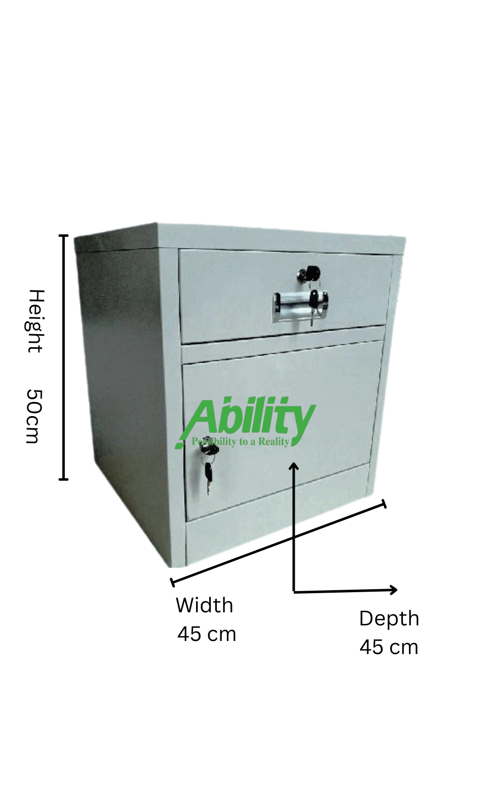 Steel Side Table
