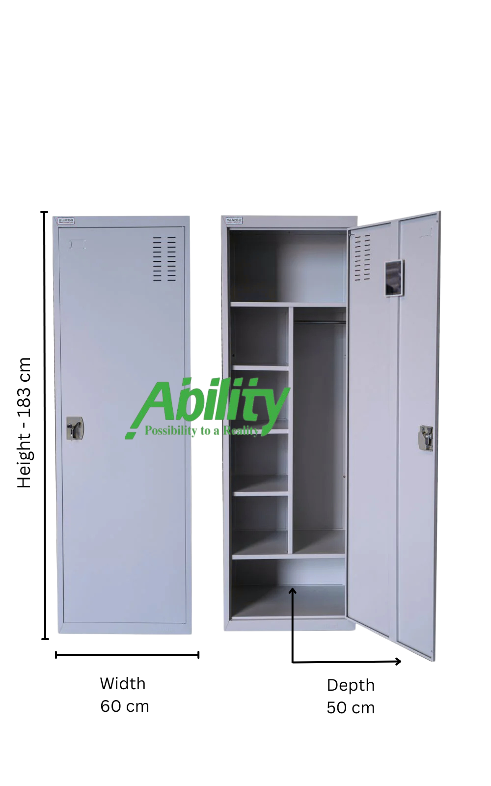 Steel Single Door Cupboard