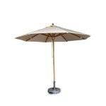 Outdoor Parasol Umbrella Wooden Finish