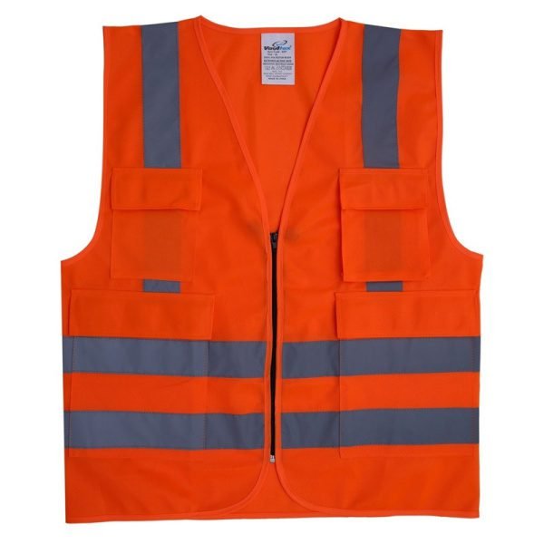 Orange Executive Vest With Reflective