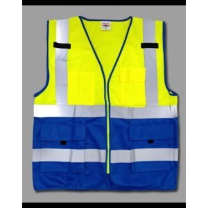 Double Color Vest With 4 Pockets