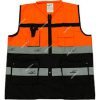 Safety Vest Orange & Black Color