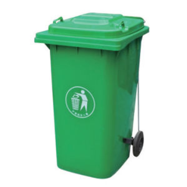 BAK 120L Green Color Trash Can 1