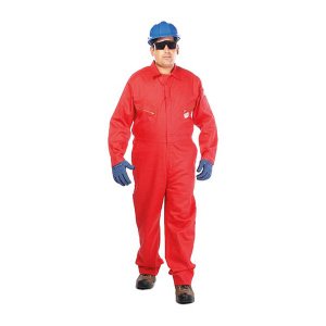 Coverall 100% Red Fire Retardant