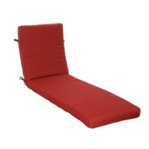 Sun Lounger Cushion Red