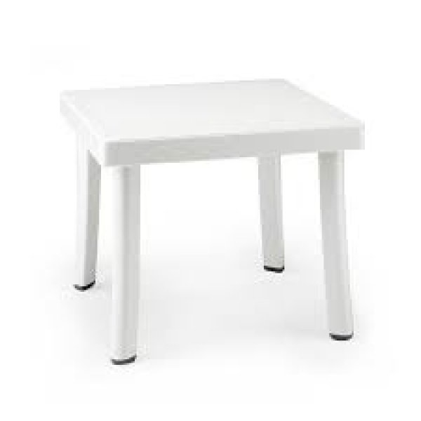 Plastic Pool side Table made in Italy Nardi, Swimming Pool Plastic Side Table, Swimming Pool Rectangular Side Table