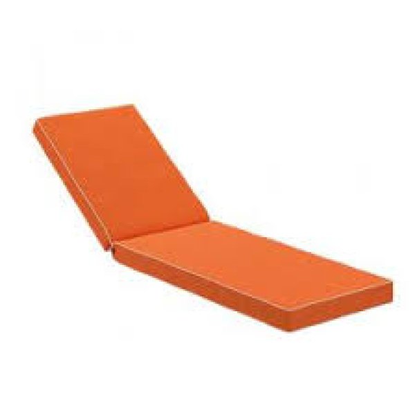 Sun Lounger Cushion Orange
