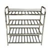 Shoe Rack Stainless Steel Finished