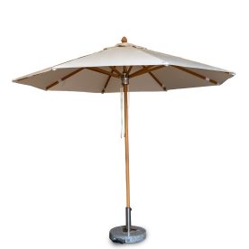 Outdoor Parasol Umbrella Wooden Finish